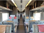 Interior of the VIA Rail RDC Car # 6217